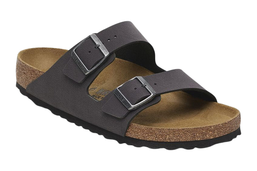 Birkenstock Arizona R Velvet Grey BirkiBuc Unisex #color_grey-dark-grey