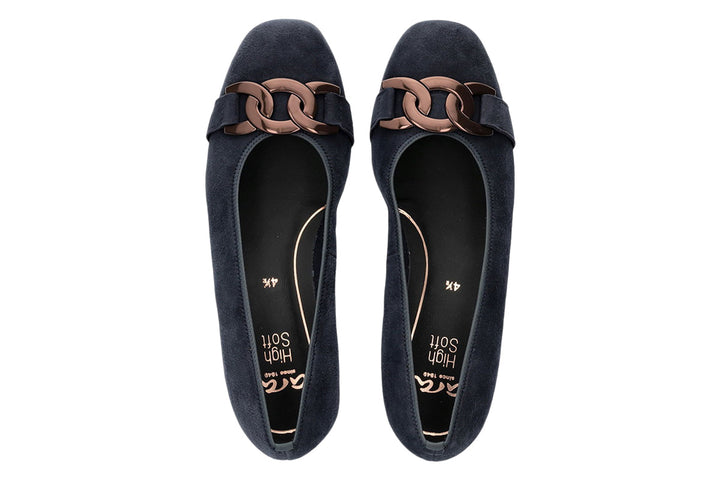 Ara Graz HighSoft 12-11806 Night Suede Womens #color_navy