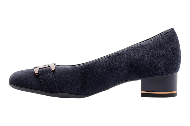 Ara Graz HighSoft 12-11806 Night Suede Womens #color_navy