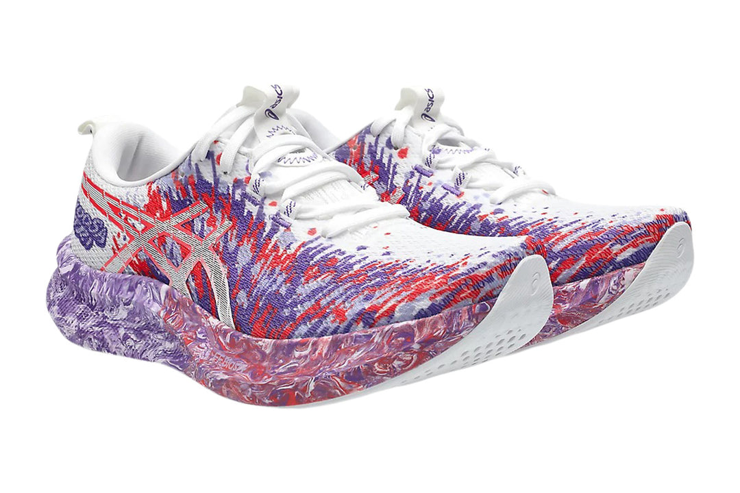 Asics Gel-Noosa Tri 16 B White/Edo Purple Womens #color_purple-multi-reds-oranges