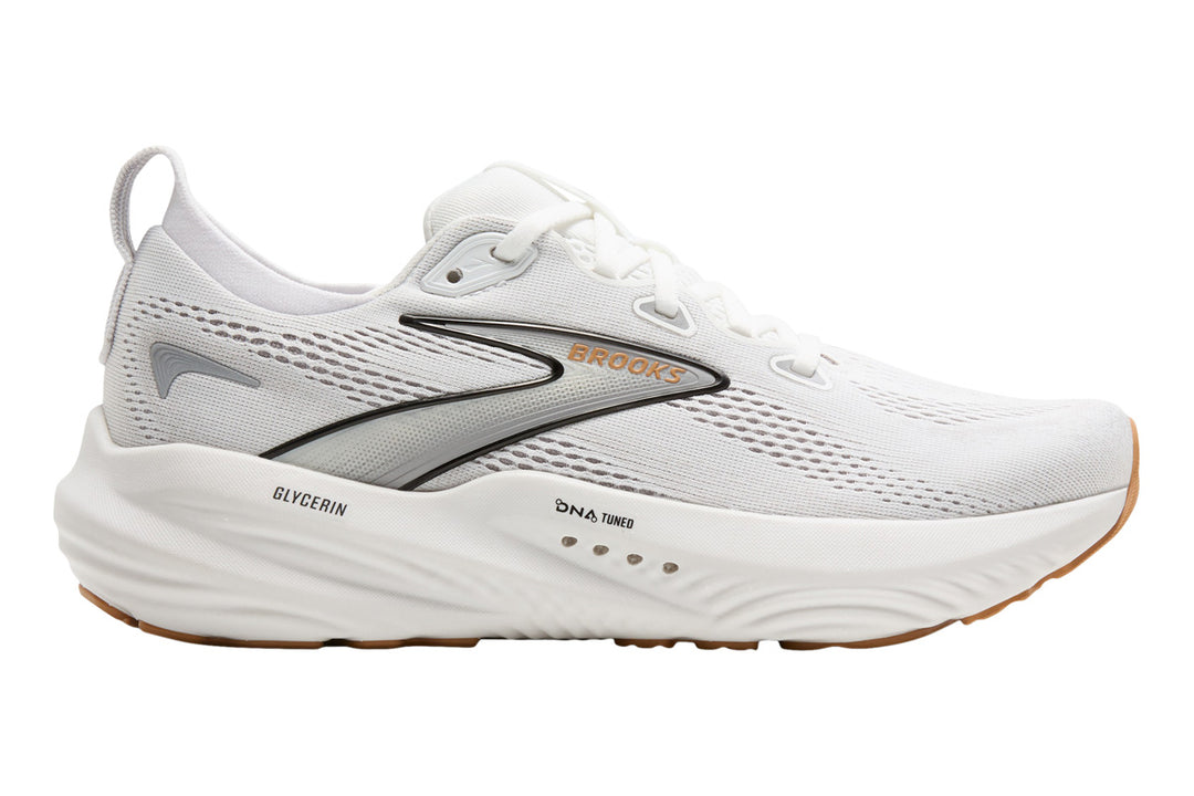 Brooks Glycerin 22 D White/Grey/Black Womens #color_white-multi
