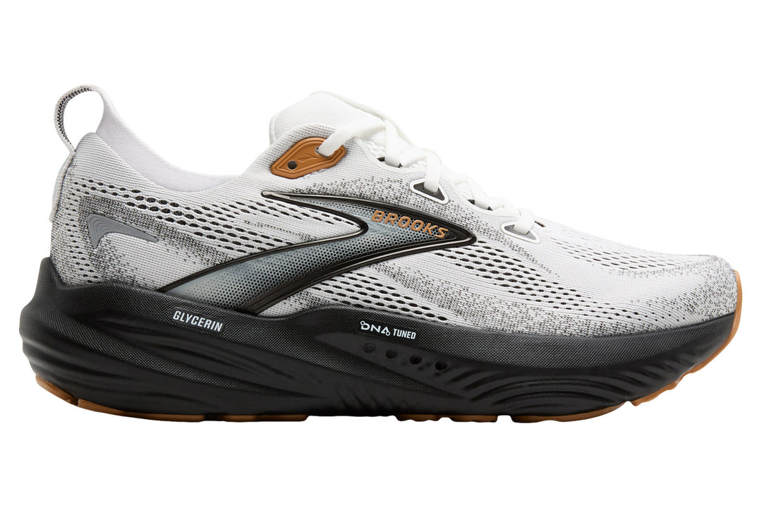 Brooks Glycerin 22 2E White/Grey/Black Mens #color_white-multi