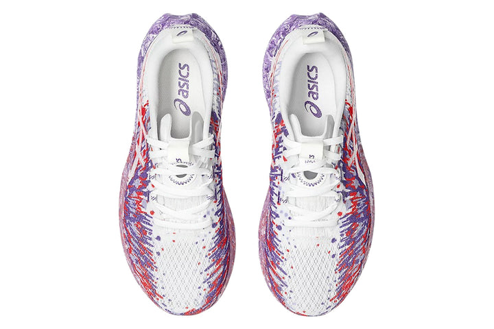 Asics Gel-Noosa Tri 16 B White/Edo Purple Womens #color_purple-multi-reds-oranges