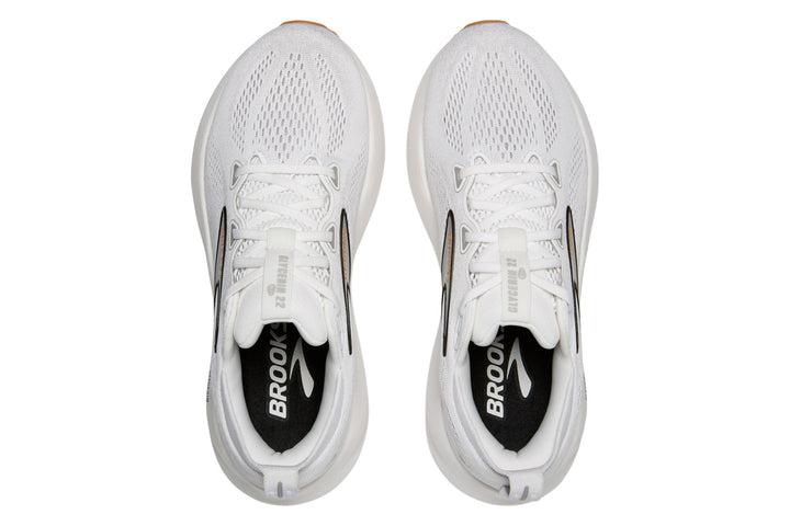 Brooks Glycerin 22 D White/Grey/Black Womens #color_white-multi