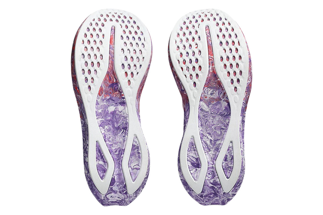 Asics Gel-Noosa Tri 16 B White/Edo Purple Womens #color_purple-multi-reds-oranges