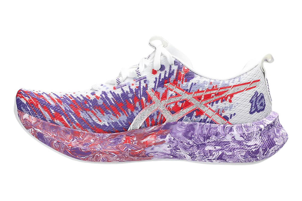 Asics Gel-Noosa Tri 16 B White/Edo Purple Womens #color_purple-multi-reds-oranges