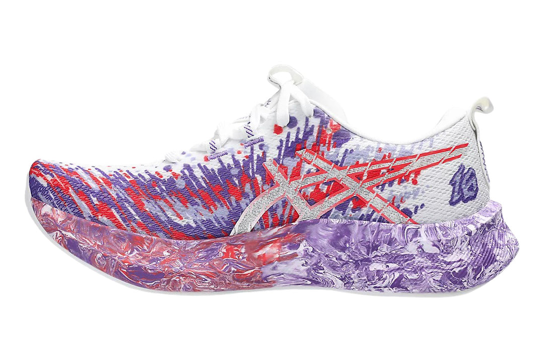 Asics Gel-Noosa Tri 16 B White/Edo Purple Womens #color_purple-multi-reds-oranges