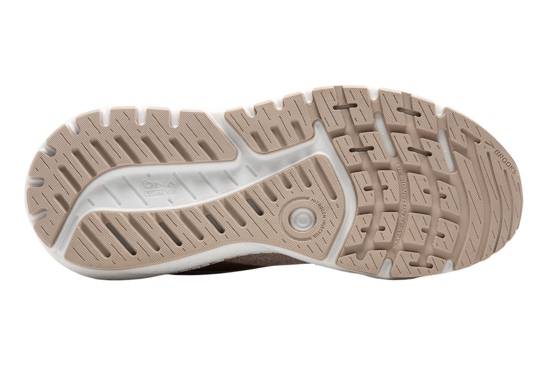 Brooks Ariel GTS 24 2E Coconut/Chateau/Portabella Womens #color_orange-peach