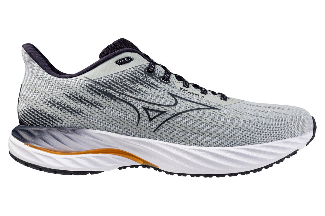 Mizuno Wave Inspire 21 D Pearl Blue/Baritone Blue/Tangelo Mens #color_grey-multi