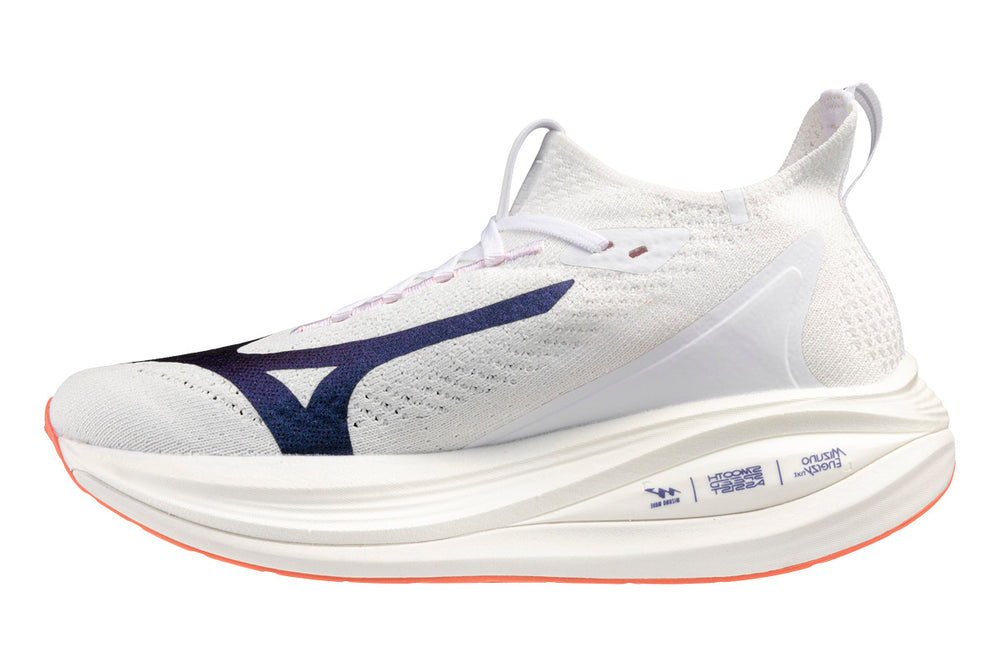 Mizuno Neo Vista 2 B White/Striking Coral/Iris Bloom Womens #color_white-multi-blues