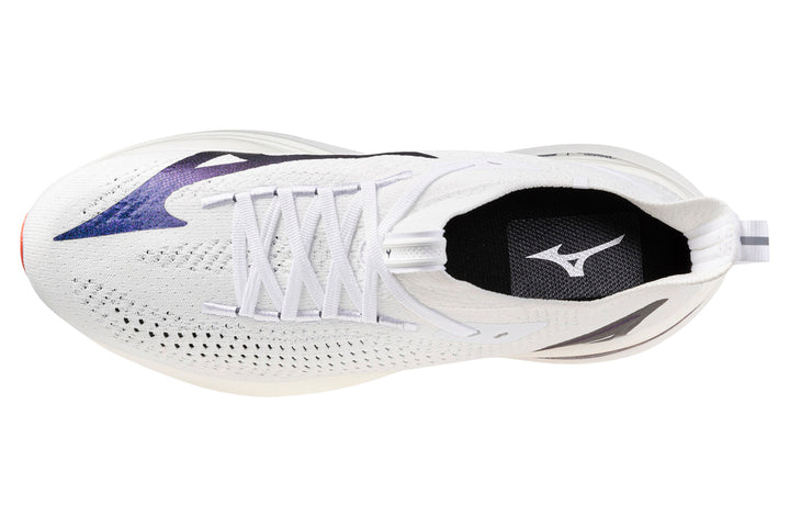 Mizuno Neo Vista 2 D White/White/Iris Bloom Mens #color_white-multi-blues