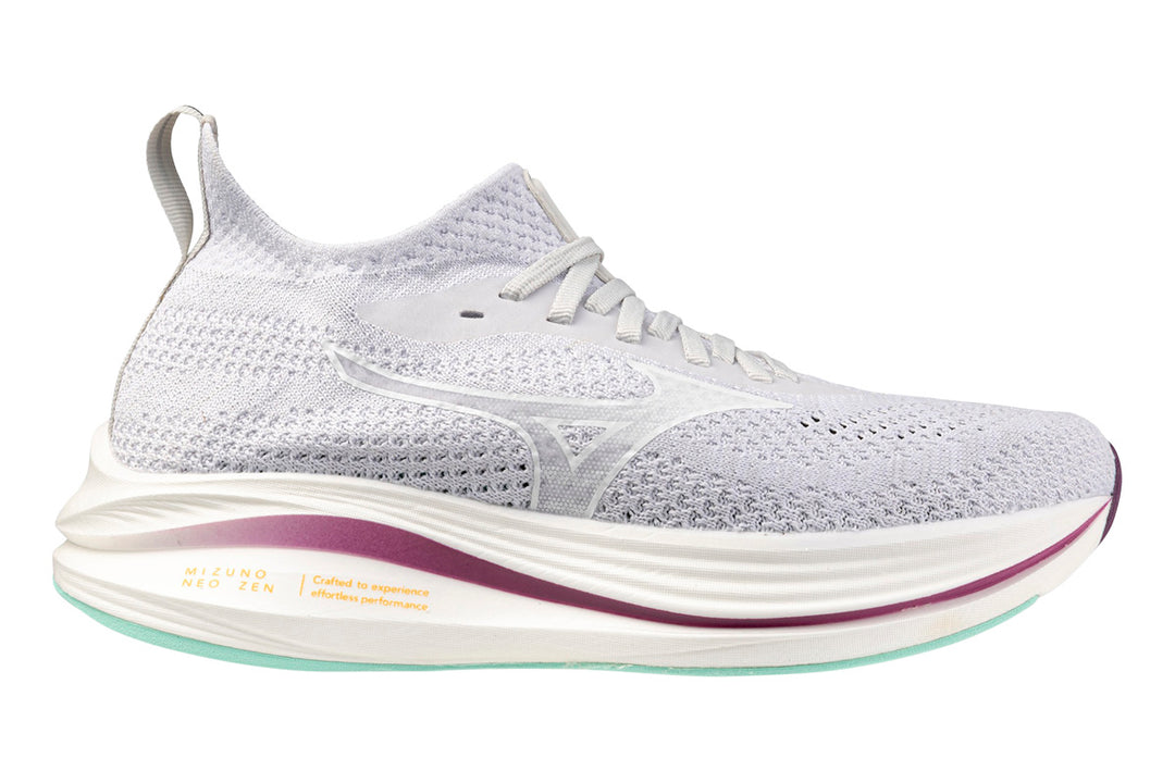 Mizuno Neo Zen B Nimbus Cloud/White/Ice Green Womens #color_grey-multi