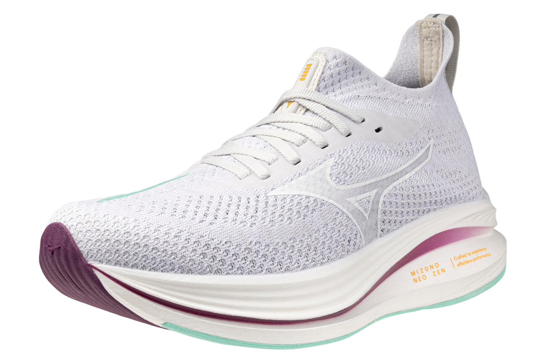 Mizuno Neo Zen B Nimbus Cloud/White/Ice Green Womens #color_grey-multi