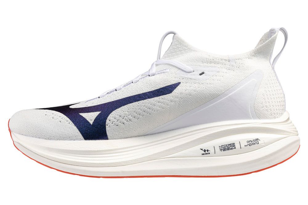 Mizuno Neo Vista 2 D White/White/Iris Bloom Mens #color_white-multi-blues