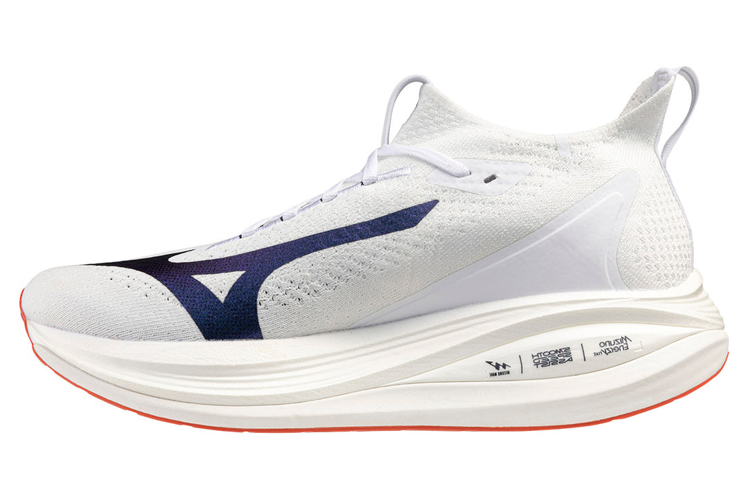 Mizuno Neo Vista 2 D White/White/Iris Bloom Mens #color_white-multi-blues