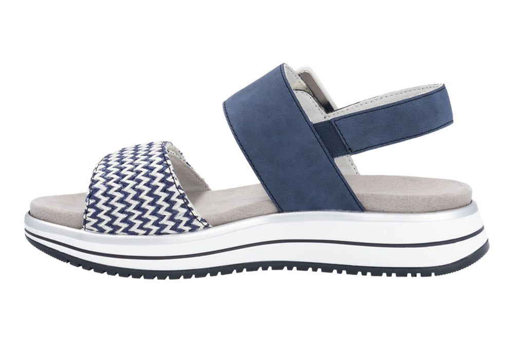 Remonte D1J53 Pacific/White Womens #color_navy-multi-whites
