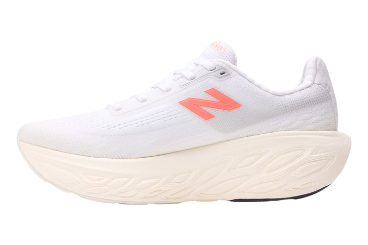 New Balance 1080 v14 B Angora Womens #color_white-multi-reds-oranges
