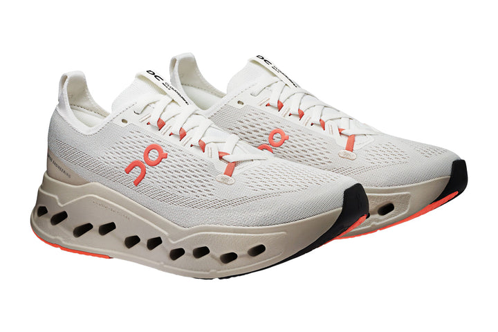 On Cloudsurfer Max B Ivory/Salmon Womens #color_