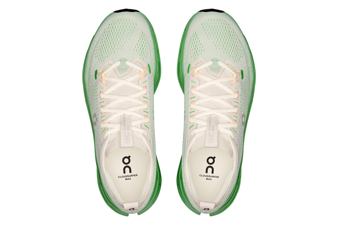 On Cloudsurfer Max D Ivory/Honeydew Mens #color_