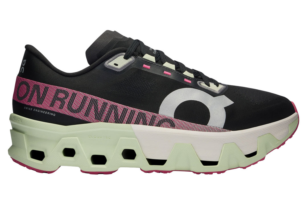 On Cloudmonster Hyper D Black/Lima Mens #color_