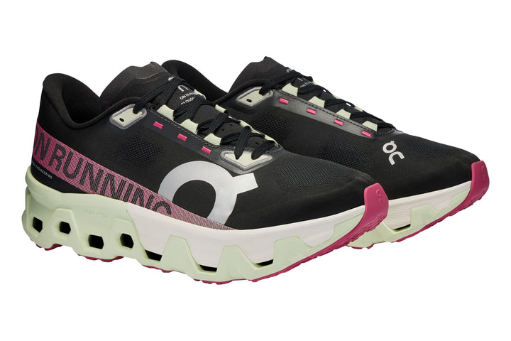On Cloudmonster Hyper D Black/Lima Mens #color_