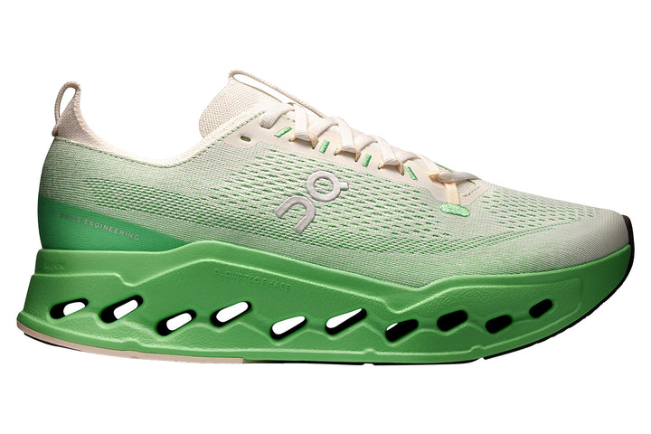 On Cloudsurfer Max D Ivory/Honeydew Mens #color_