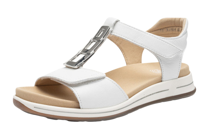 Ara Osaka Sandal 12-34826 White Womens #color_white