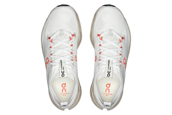 On Cloudsurfer Max B Ivory/Salmon Womens #color_