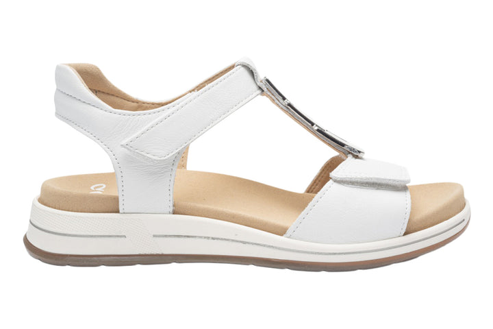 Ara Osaka Sandal 12-34826 White Womens #color_white