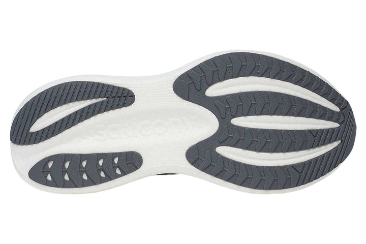 Saucony Triumph 23 2E Black/White Mens #color_black-multi-whites