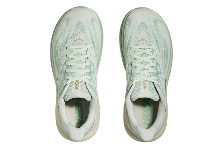 Hoka Clifton 10 B Sea Glass/Jadeite Womens #color_green-jade