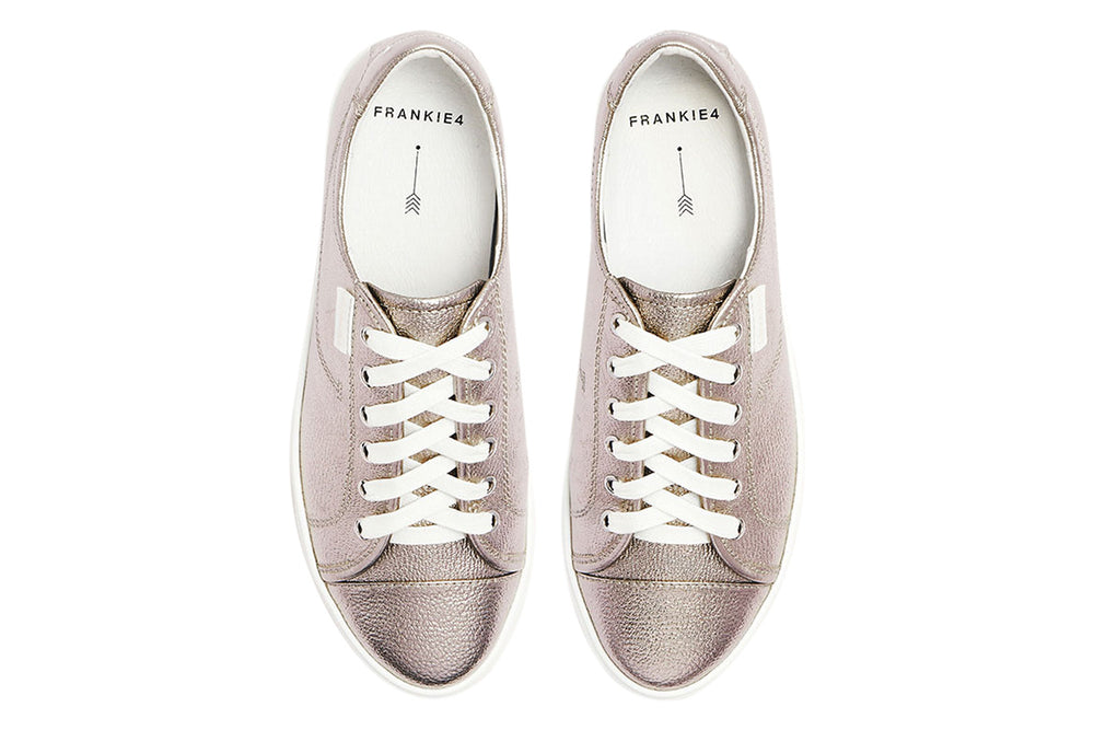 Frankie 4 Nat III Champagne Tumbled Womens #color_metallic-gold