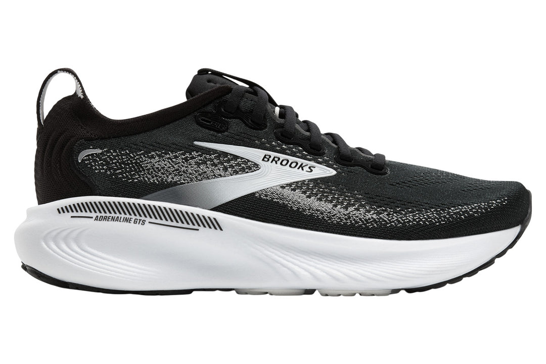 Brooks Adrenaline GTS 25 2E Black/White Mens #color_black
