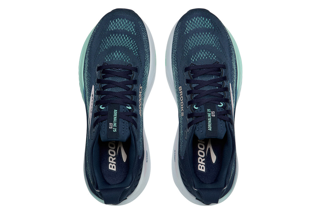 Brooks Adrenaline GTS 25 B Spellbound/Yucca/Pink Womens #color_navy-multi