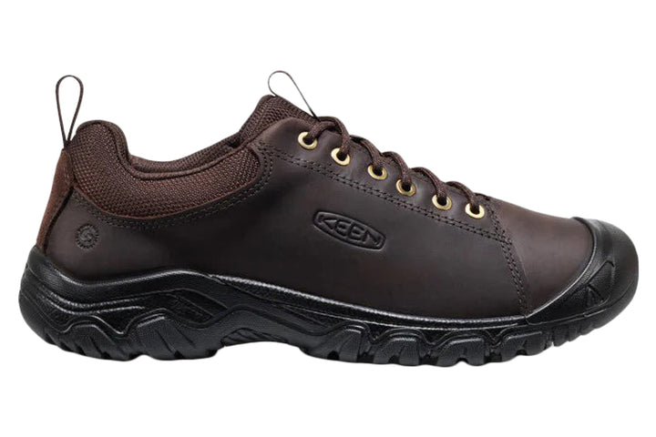 Keen Targhee IV Oxford Mens D Java/Black Mens #color_brown-dark-brown