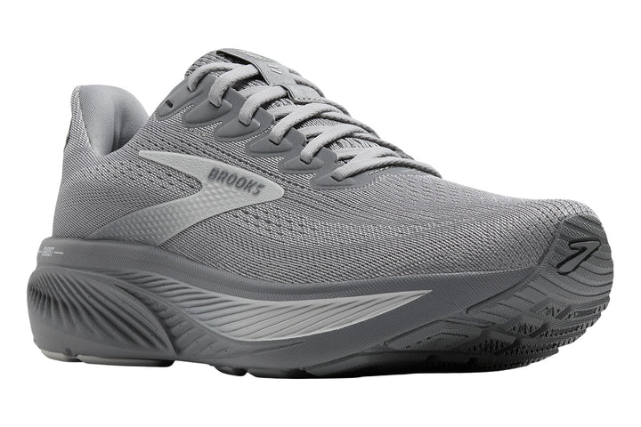 Brooks Ghost 17 D Primer Gray/Oyster Mushroom Mens #color_grey-dark-grey