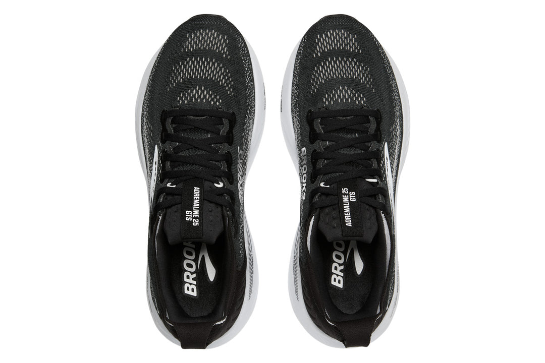 Brooks Adrenaline GTS 25 2E Black/White Mens #color_black