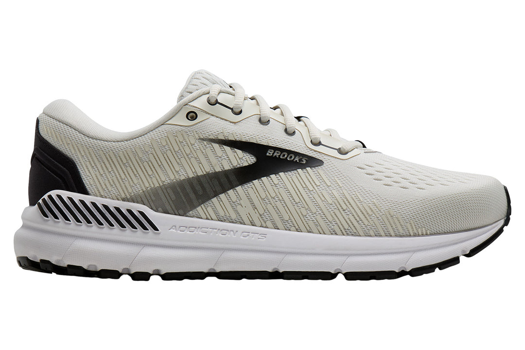 Brooks Addiction GTS 15 2E Vaporous Grey/Black/White Mens #color_grey