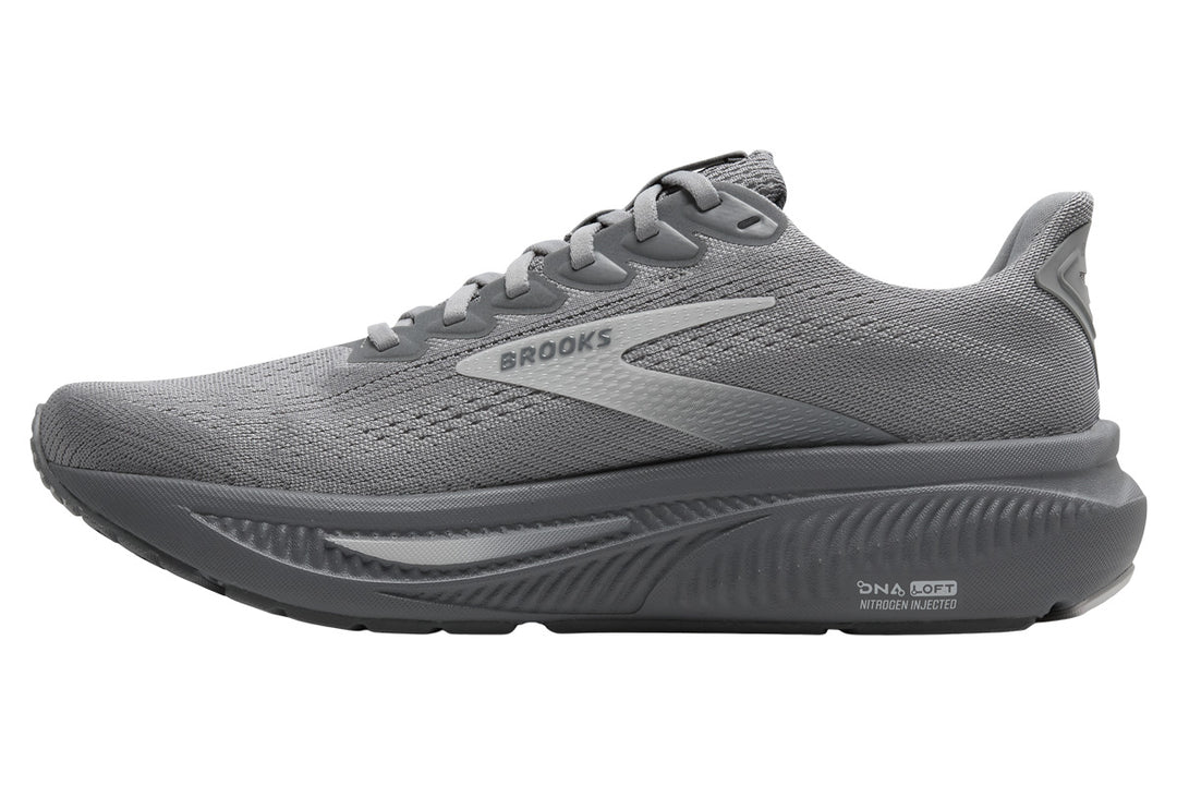 Brooks Ghost 17 D Primer Gray/Oyster Mushroom Mens #color_grey-dark-grey