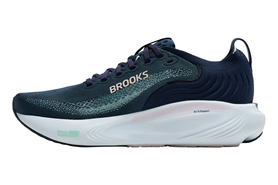 Brooks Adrenaline GTS 25 B Spellbound/Yucca/Pink Womens #color_navy-multi