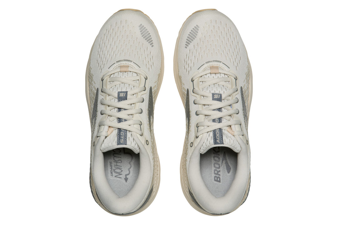 Brooks Addiction GTS 15 D Vaporous Gray/Primer Gray/Sand Womens #color_brown-beige