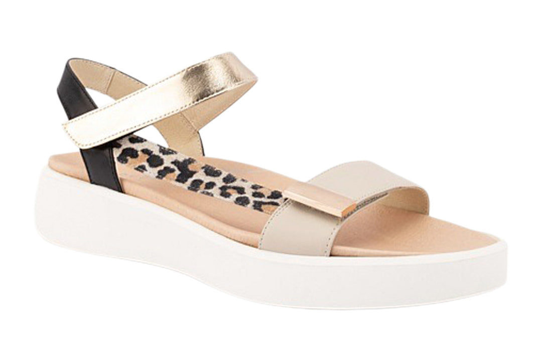Klouds Ivory Metallic Leopard Combo Womens #color_metallic-multi