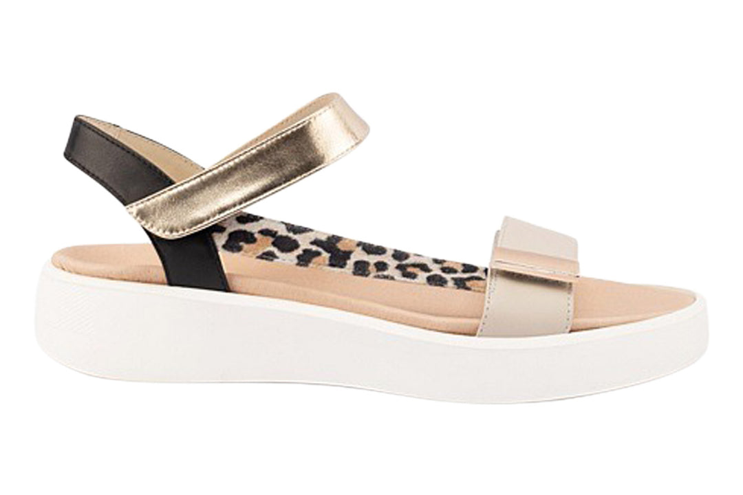 Klouds Ivory Metallic Leopard Combo Womens #color_metallic-multi