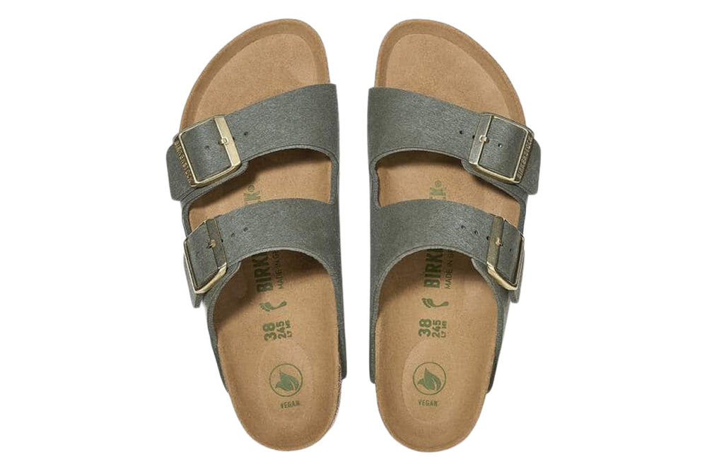 Birkenstock Arizona R Vegan Thyme Synthetic Womens #color_green
