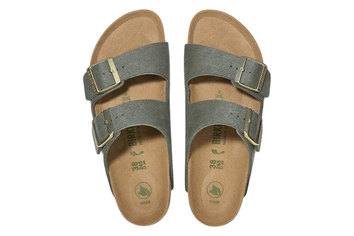 Birkenstock Arizona R Vegan Thyme Synthetic Womens #color_green