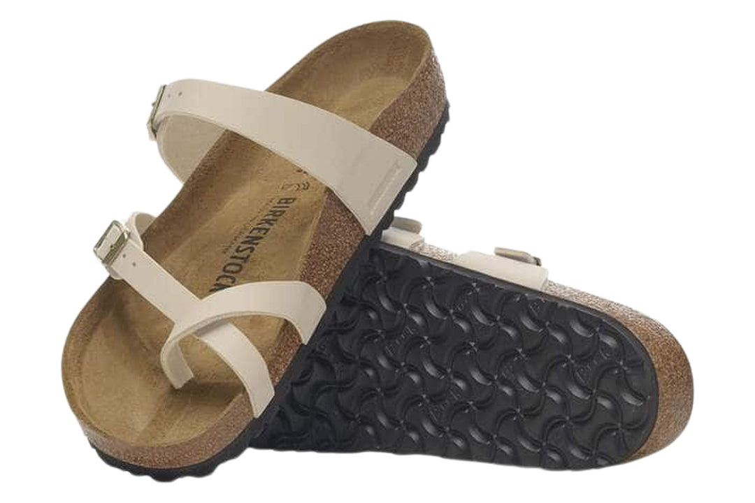 Birkenstock Mayari R Sandcastle Birkibuc Womens #color_brown-beige