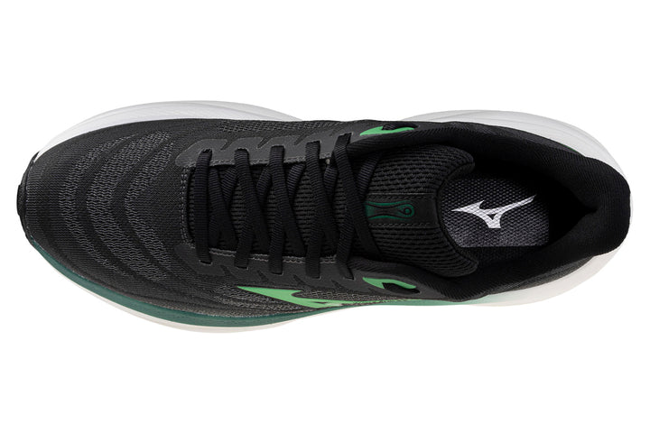 Mizuno Wave Sky 9 D Black/Goblin Green/Alpine Green Mens #color_black-multi-greens