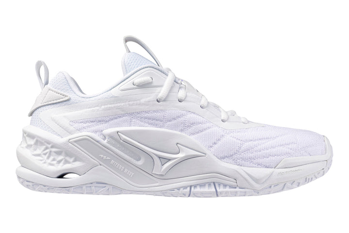 Mizuno Wave Stealth Neo 2 D White/White Womens #color_white