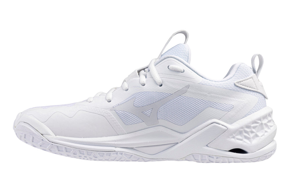 Mizuno Wave Stealth Neo 2 D White/White Womens #color_white