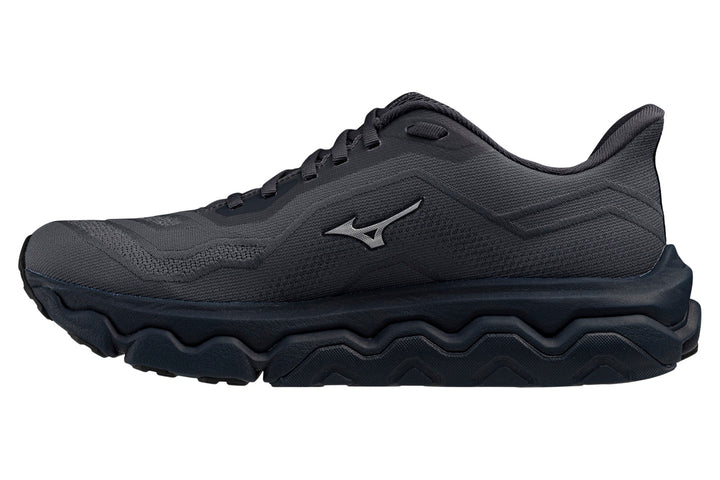 Mizuno Wave Horizon 9 2E India Ink/Galaxy Silver/Black Mens #color_grey-dark-grey